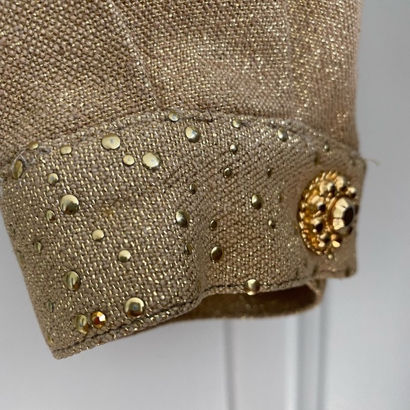 St.John short gold jacket - Picture 6 of 6